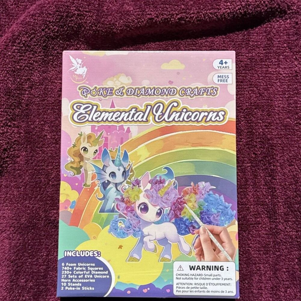 My Pixie Poke & Diamond  Elemental Unicorns Crafts Kids New 4+ Years